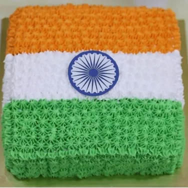 Indian Flag Theme Cake