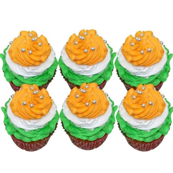 Tricolor Cupcakes