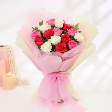 10 Mix Roses Bouquet