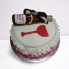 drunk girl bachelor party cake