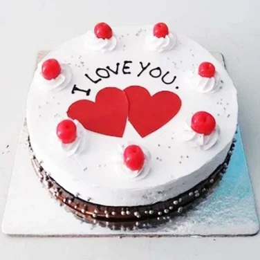 Love You Black Forest Cake