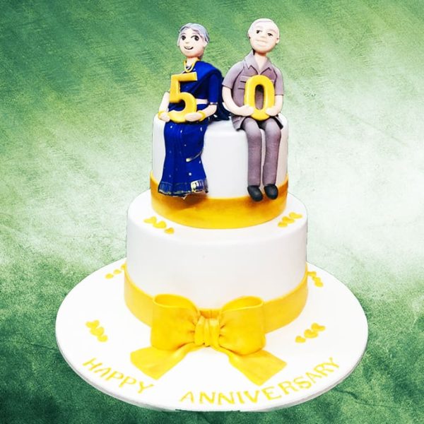 50 Years Anniversary Cake