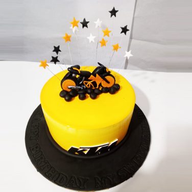 KTM Duke Bike Theme Cake