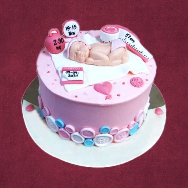 Welcome Baby Girl Cake