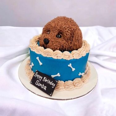 Poodle cake design clearance