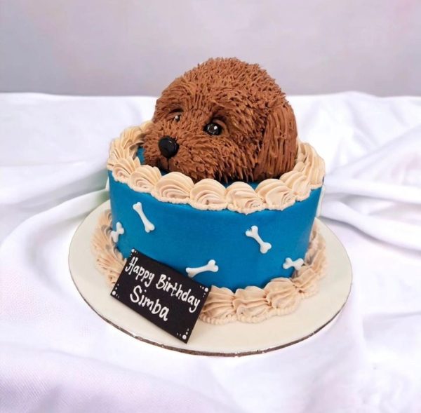 Dog Theme Cake