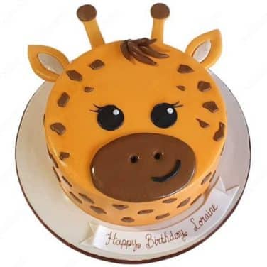 Giraffe Birthday Cake