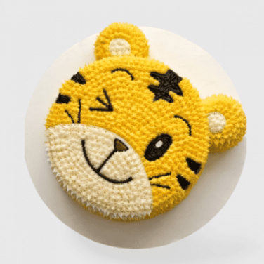 Tiger Theme Birthday Cake