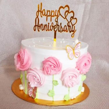 Happy Wedding Anniversary Cake