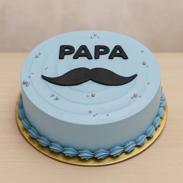 Classic Mustache Cake for Dad