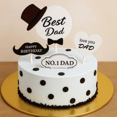 Gentleman Papa Theme Cake