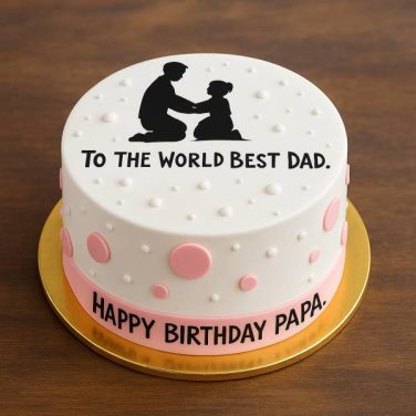 Love You Papa Celebration Cake