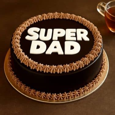 Superhero Dad Chocolate Cake